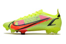 Chuteira Nike Mercurial Vapor 14 Elite Campo - Verde e Vermelho