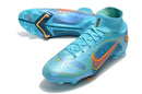 Chuteira Nike Mercurial Superfly 8 Elite Campo - Azul